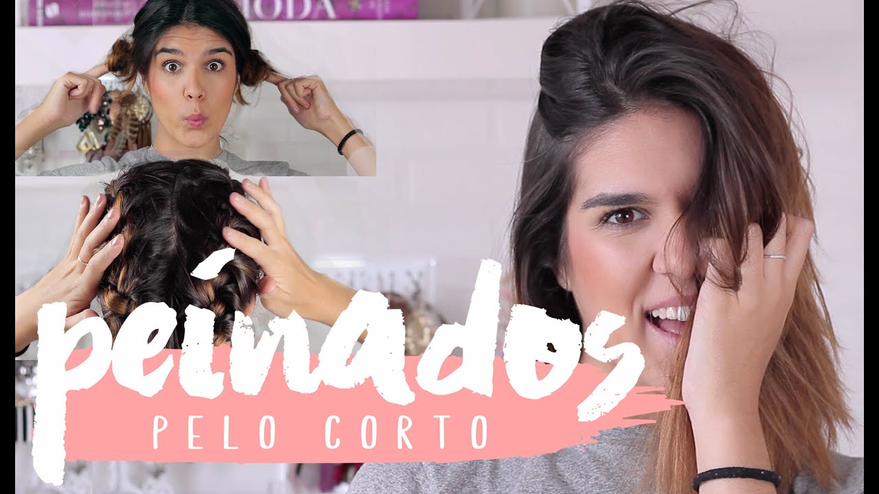 PEINADOS PELO CORTO Bob Style | Fáciles y Rápidos ♡ Cris Chocano