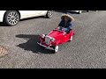 1980s classic mg td pedal car totrod