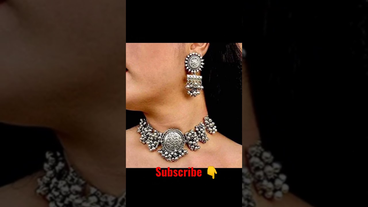 silver iodixed Jewellery | silver Black metal Jewellery | trending Jewellery | fashion jewellery