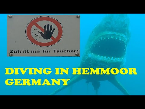 Kreidesee Hemmoor Germany - Diving an underwater excavation site in 4K