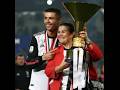 Christiano ronaldo with mommother son worldcup football player shorts