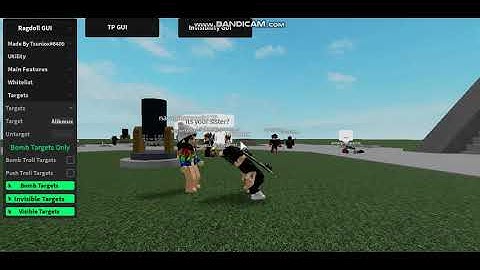 Ragdoll engine GUI back!