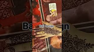 bail style Mehandi design