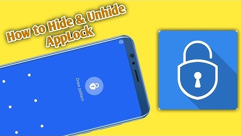 how to hide and unhide AppLock | applock ko hide or unhide kaise kare | new applock hide
