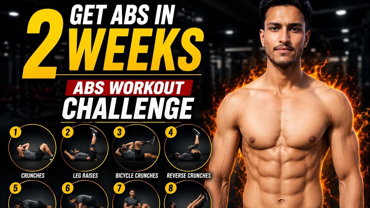 Get Abs in 2 WEEKS | Abs Workout Challenge | RANA FITNESS ZONE | - YouTube