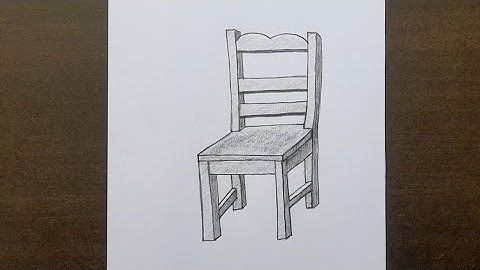 Chair Drawing for beginners | How to Draw a Chair Step by Step (Very Easy)