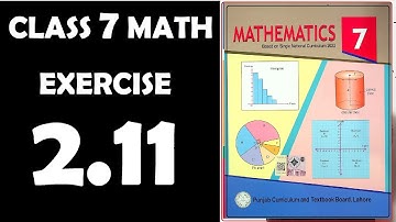 Exercise 2.11, chapter 2, algebra, Class 7 Maths, gs academy, mathematics,7th math, new course