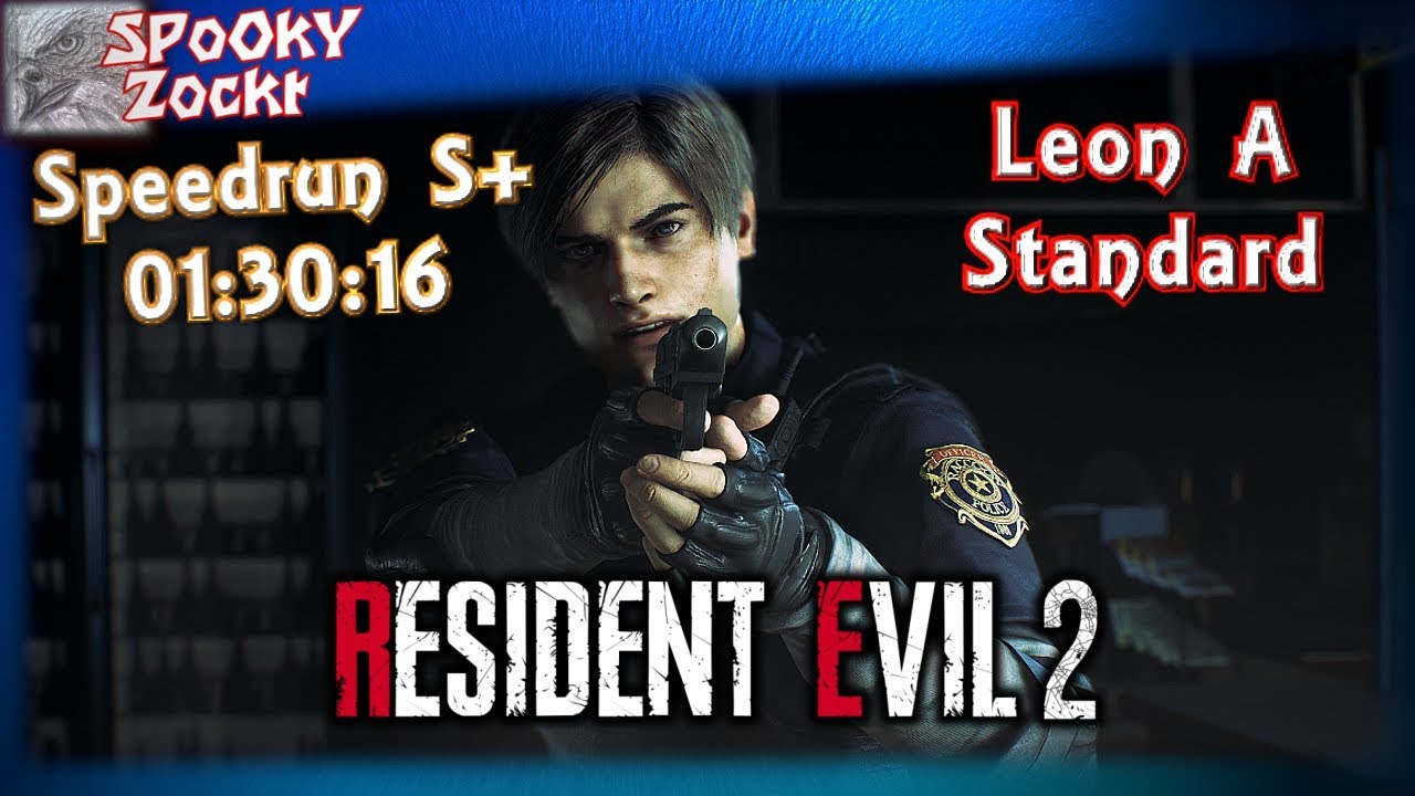 Resident Evil 2 Remake - S+ Speedrun 01:30:16 | Leon A | German - YouTube