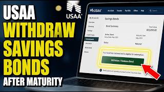 How to withdraw savings bonds after maturity with USAA - Easy Tutorial