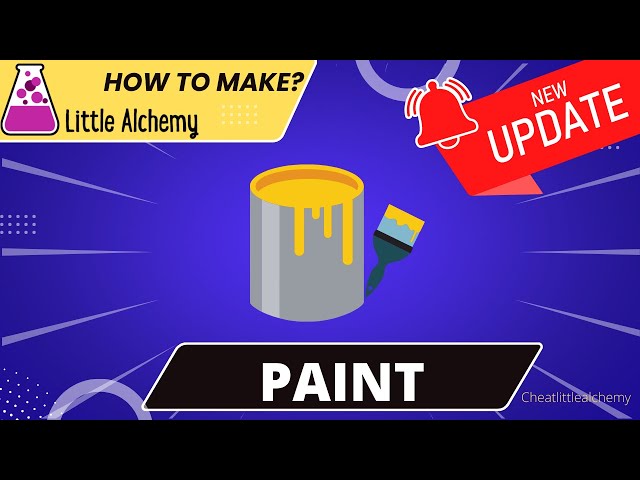 How to make paint in Little Alchemy – Little Alchemy Official Hints!