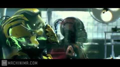 Mortal Kombat Legacy Cyrax and Sektor Skrillex Reptile Theme