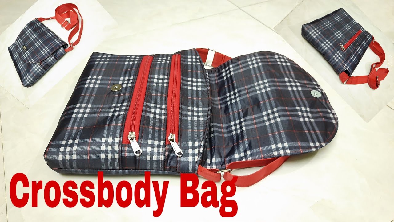 DIY: Designer Crossbody Bag,  Shoulder Bag, Sling Bag Tutorial By Anamika Mishra...