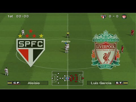 Winning Eleven 10 2005 São Paulo Vs Liverpool PS2 