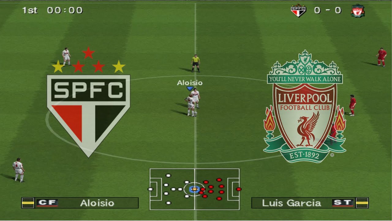 Winning Eleven 10 (2005) - São Paulo vs Liverpool | PS2