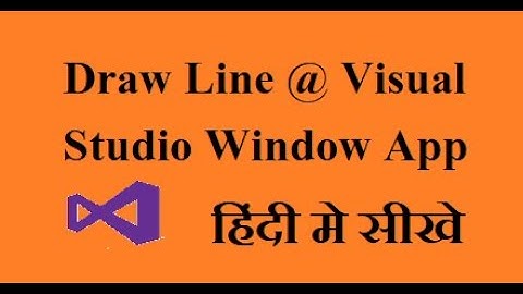Draw :Line At Window Application Form at Visual Studio