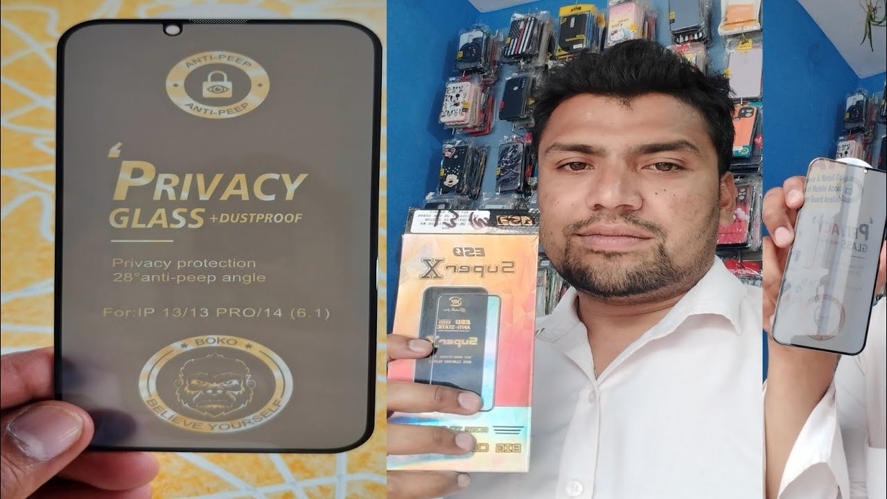 Privacy 🔏 glass📱! Kamal ka glass kisi ko kuch bi nai dikata yaar ! 