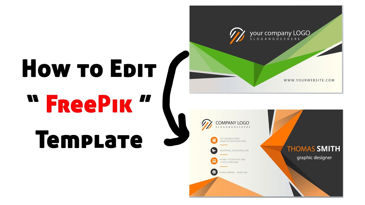 Freepik Editable Template Tutorial for Beginners (Step-by-Step), Edit freepik Text