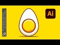 How to create Egg illustration with Adobe illustrator