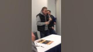 Charlie Hunnam-lady asked if he came on his bike, i love his response!!