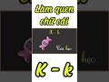 Dạy Trẻ Mầm Non Chữ K – k | Làm Quen Bảng Chữ Cái Tiếng Việt | Học Vui Mỗi Ngày
