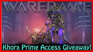 Warframe - Khora Prime Access Giveaway [Ended, winner chosen]