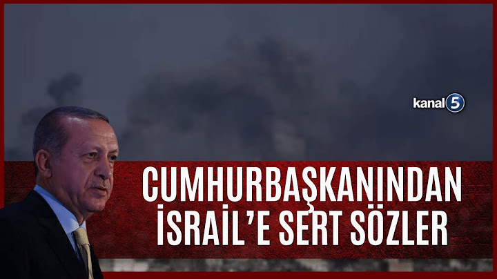 Cumhurbaşkanı Erdoğan'dan İsrail'e Sert Sözler