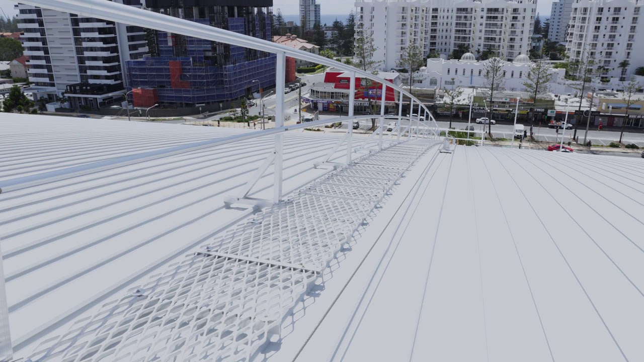 Roof Walkways, Platforms & Guard Rails | Safe at Heights, Queensland ...