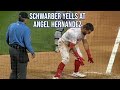 Schwarber loses his mind on ngel hernndez a breakdown