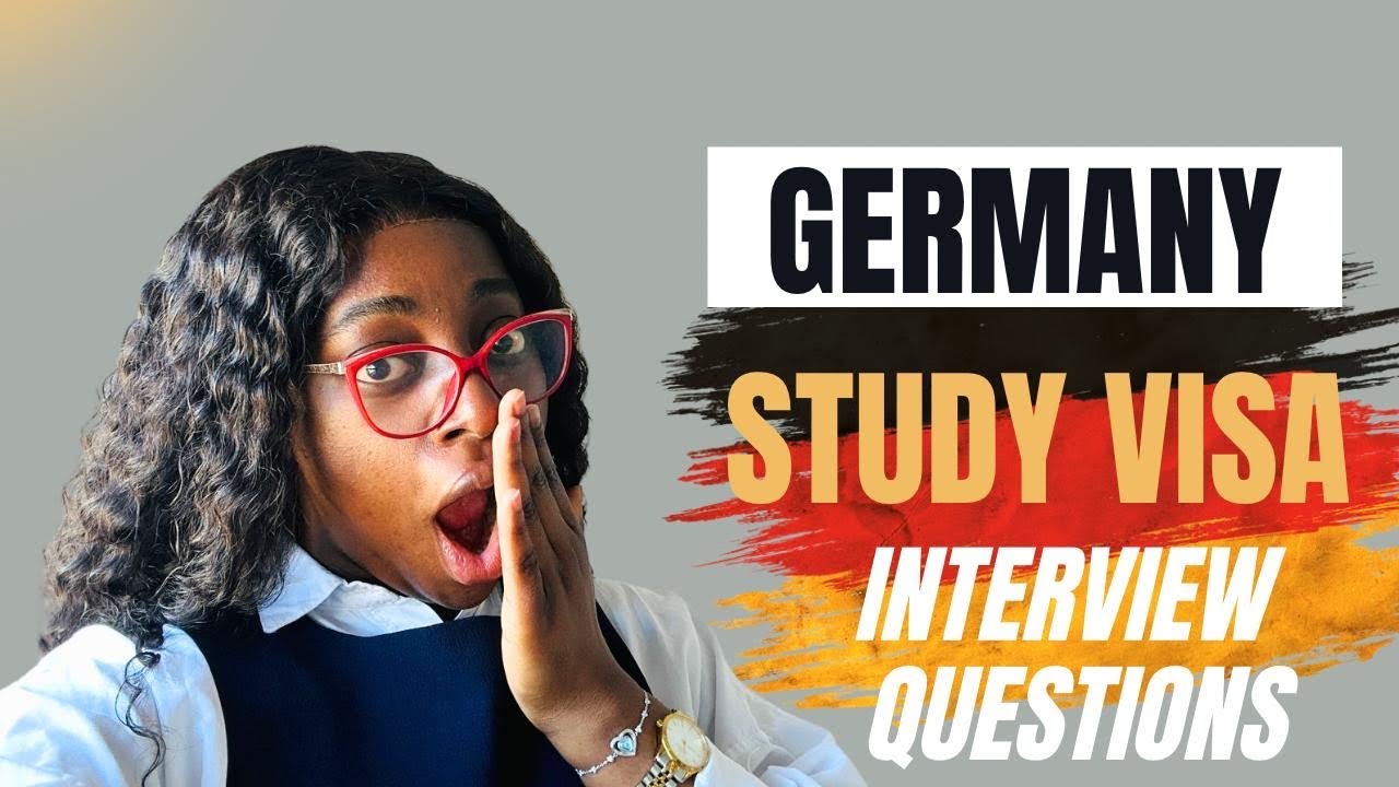 Study visa interview Questions. Germany living | 1 - YouTube
