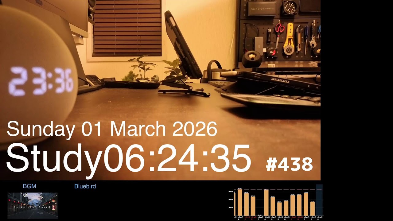 勉強配信 #Day438-1 Study With Me