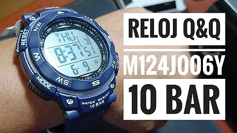 Q&Q Watch M124J006Y 10 Bar