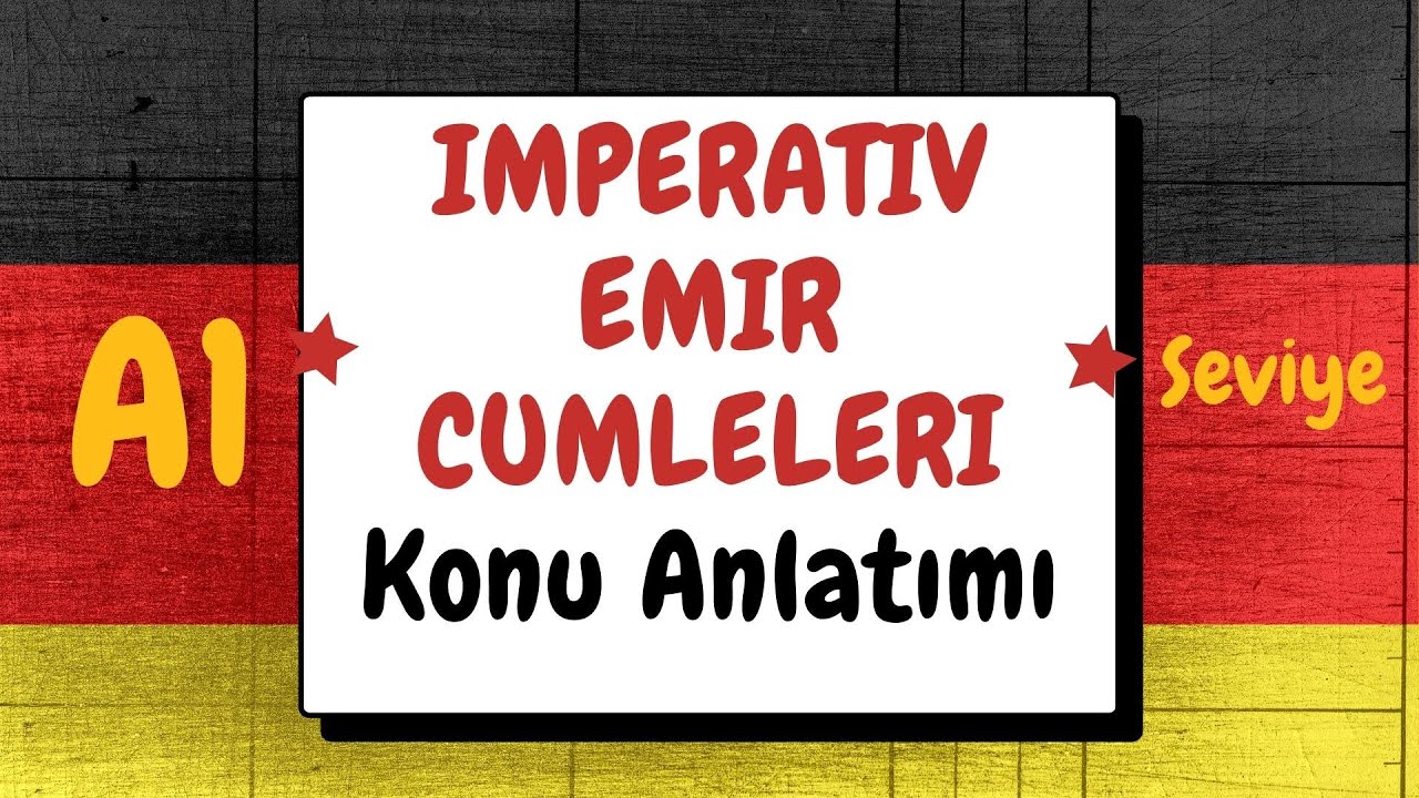 Imperativ - Emir Verme Cümleleri