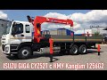 Обзор Isuzu Giga CYZ52T Япония Кран манипулятор КМУ Kanglim 1256 Корея isuzumoscow