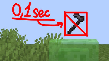 best way breaking netherite hoe in 0,1 sec