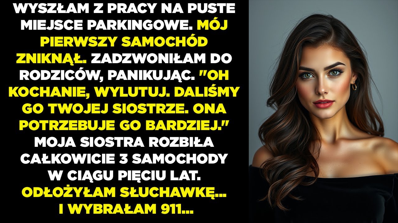 Rodzice zabrali mój nowy samochód dla siostry — wezwałem policję