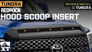 2014-2018 Tundra RedRock Hood Scoop Insert with LED Lighting Review & Install