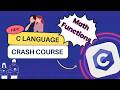 Math Function in C Language | What is Math Function ? | Lecture - 18 | C Language Crash Course