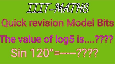 IIIT MATHS