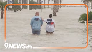 Tropical storm Alberto batters Texas Gulf Coast