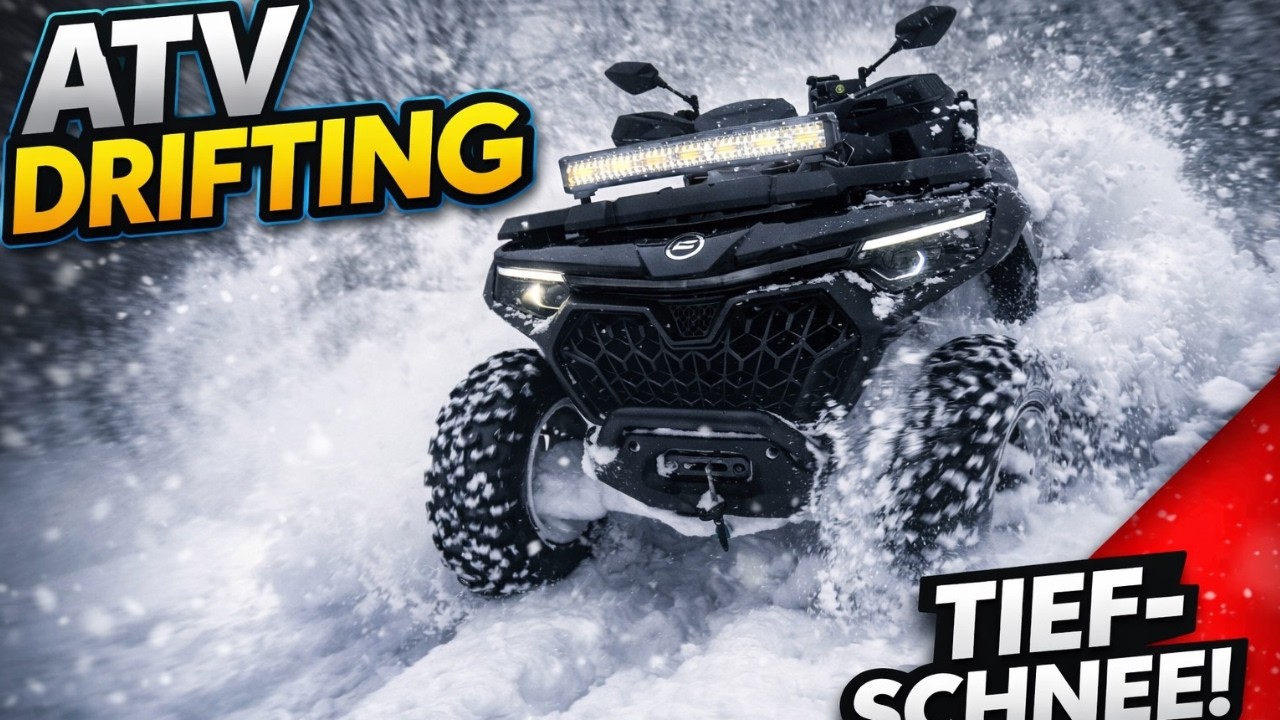 🔥 ATV im Tiefschnee – Kontrolle oder Chaos? ❄️