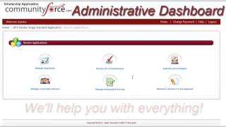CommunityForce Scholarship Management System