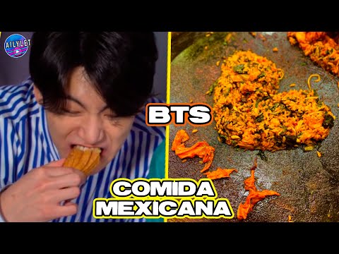 BTS COMIENDO Y