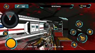 Space Robot Wars – Robot Gun Fight FPS Games screenshot 1