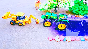 diy tractor stuck in mud mini science project part-2||@FarmerVilla