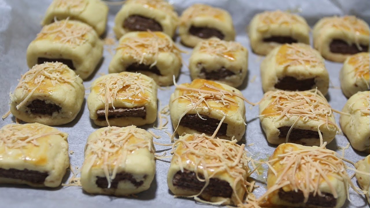 Resep Nastar Isi Wafer Coklat Youtube