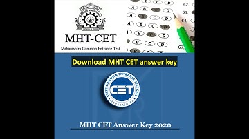 how to download answer key of mht cet. Download answer key of MHT-CET 2020. PCM/PCB