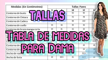 ¿12 se considera talla grande?