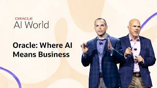 Oracle AI World 2026 Keynote: Where AI Means Business