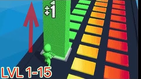 Stack Colors - LVL 1-15 - Gameplay Walkthrough