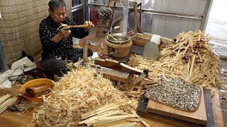 350 лет традиции! Процесс изготовления «ХАПДЖУКСЕОН». Корейский складной веер мастер